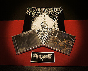 Burning Heart Package (T-shirt ”The Burning Heart” + EP + CD + free rectangular patch)